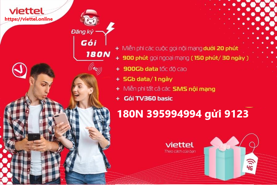 Gói cước 180N Viettel