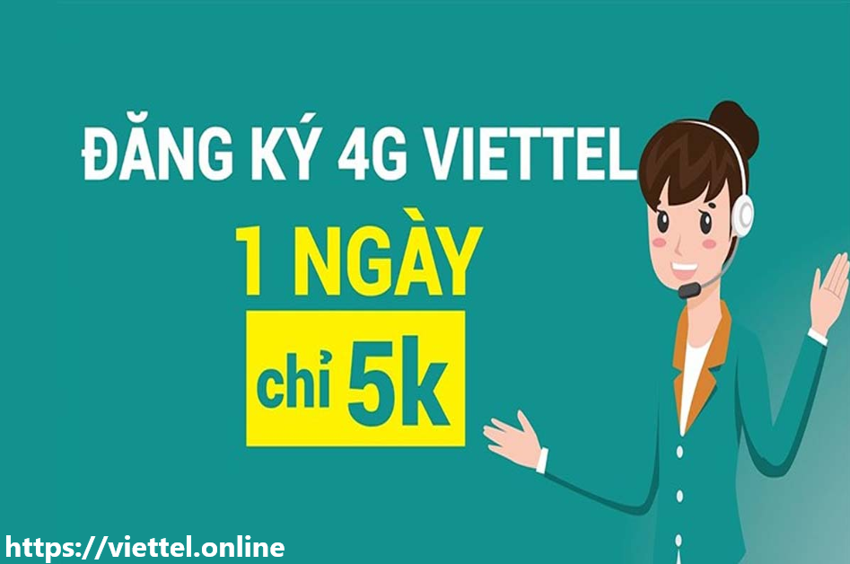 đăng ký gói cước 5K 1 ngày Viettel