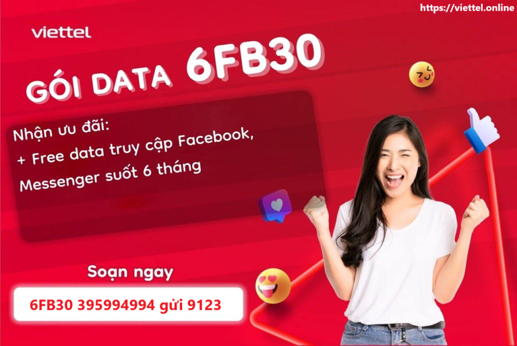 Gói cước 6FB30 Viettel