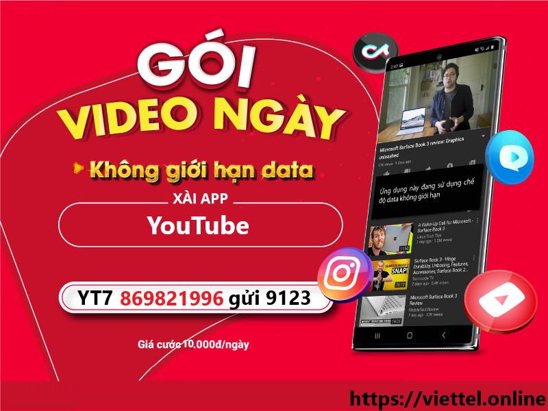 Gói cước YT7 Viettel