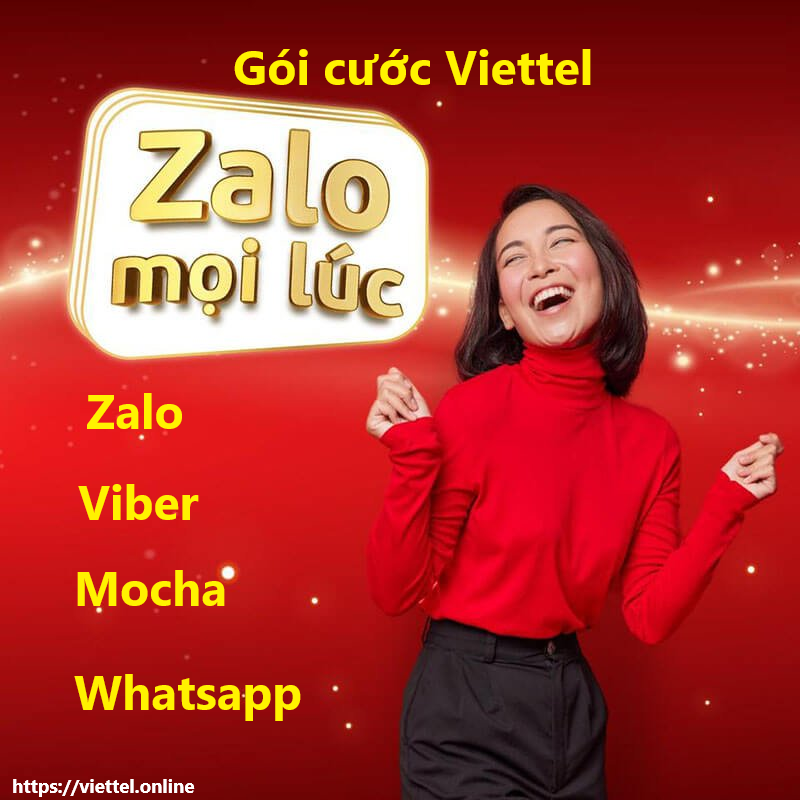 Các gói cước Viettel miễn phí truy cập Zalo