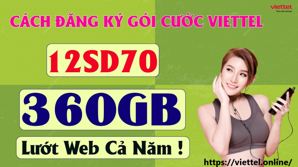 Gói cước 12SD70 Viettel