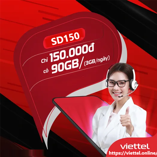 Gói cước SD150 Viettel