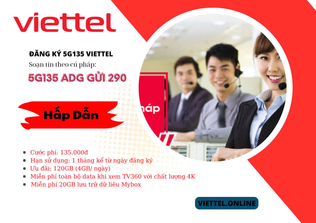 Gói cước 5G135 Viettel